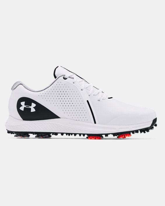 Men's UA Charged Draw RST Golf Shoes, White, pdpMainDesktop image number 0